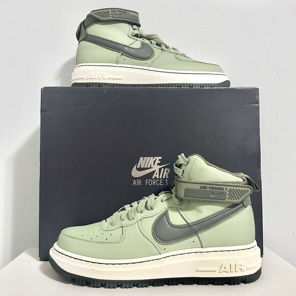 Nike Air Force 1 High “Oil Green” Men’s Size 11 Black Sequoia Lifestyle Sneakers - Picture 1 of 8